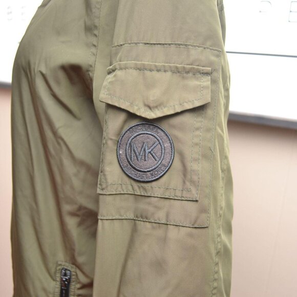 Michael Kors Women's Lined Trench Coat Pre Owned Excellent Condition MED - Picture 3 of 7